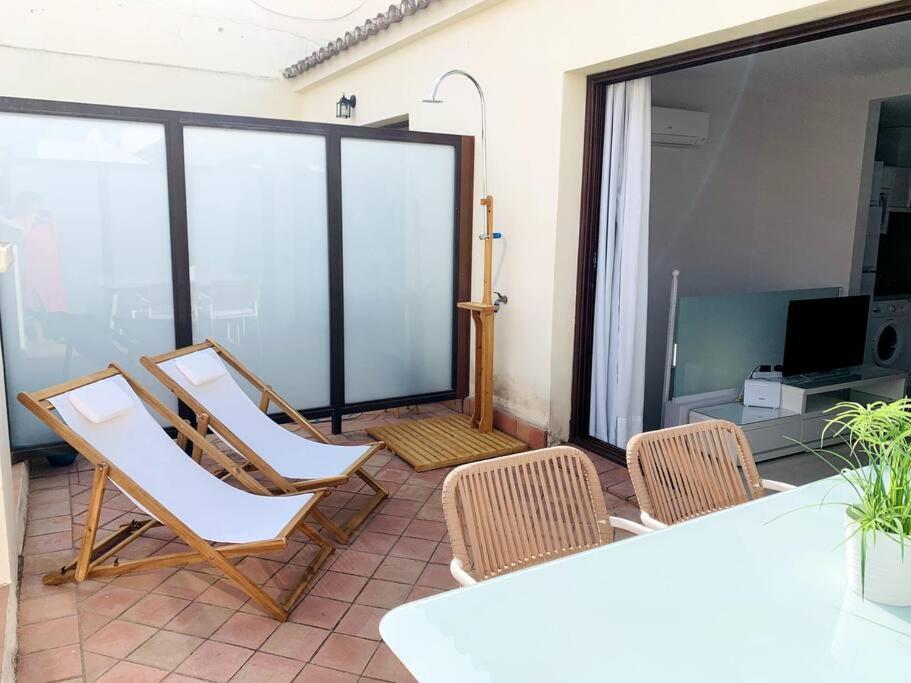 Apto. Con Terraza Privada Centro Sevilla Eksteriør billede
